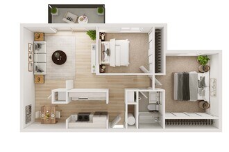 2x1 Hawthorn Reno with W/D 210 floor plan